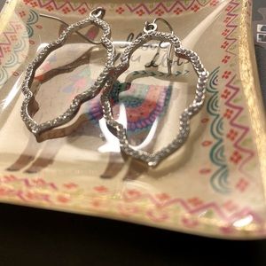 Beautiful cross blessing earrings